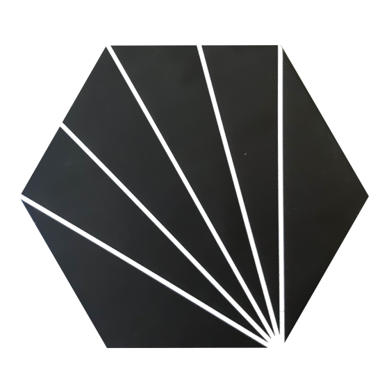 GẠCH BÔNG MEN GỐM LỤC GIÁC GHEXM 26096